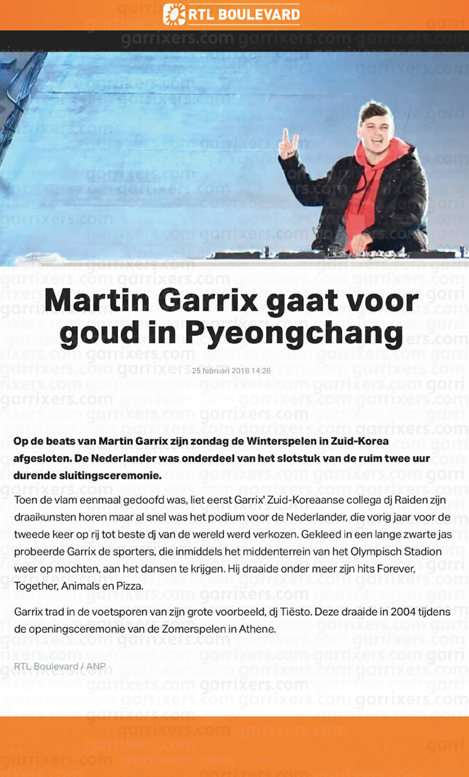 Martin Garrix live in Rouen on garrixers.com