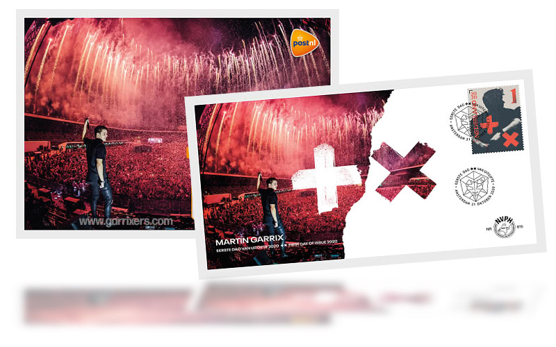 Martin Garrix's own stamp by Post NL on garrixers.com
