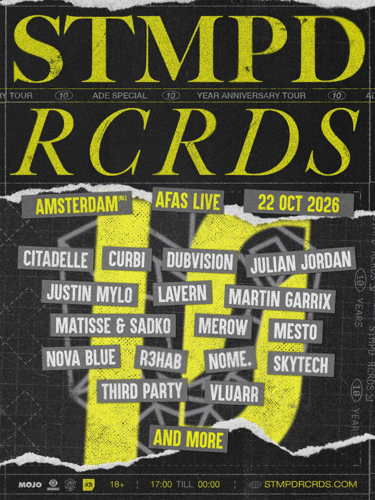 STMPD RCRDS ADE 2026 live in AFAS lineup poster